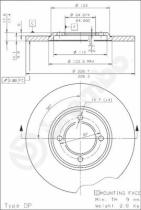 BREMBO 08226610 - DISCO FRENO