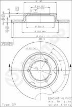 BREMBO 08228410 - DISCO FRENO