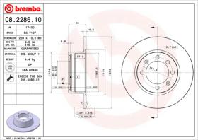 BREMBO 08228610 - DISCO DE FRENO