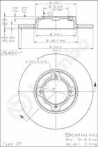 BREMBO 08245910 - DISCO FRENO