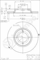 BREMBO 08246110 - DISCO FRENO