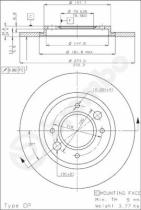 BREMBO 08246710 - DISCO DE FRENO