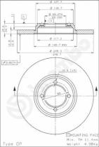 BREMBO 08247710 - DISCO DE FRENO