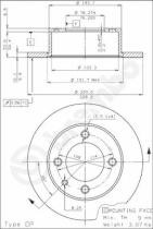 BREMBO 08247910 - DISCO DE FRENO