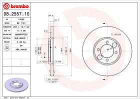 BREMBO 08255710 - DISCO DE FRENO