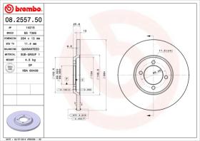 BREMBO 08255750 - DISCO DE FRENO