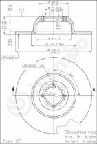 BREMBO 08263210 - DISCO FRENO