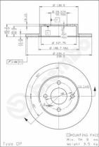 BREMBO 08279210 - DISCO DE FRENO