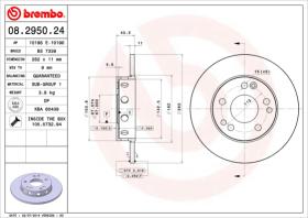 BREMBO 08295024 - DISCO DE FRENO