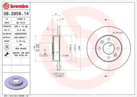 BREMBO 08295814 - DISCO DE FRENO