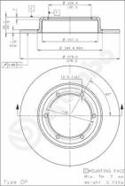 BREMBO 08303010 - DISCO FRENO