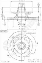 BREMBO 08306410 - DISCO FRENO