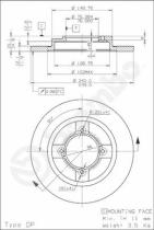 BREMBO 08308210 - DISCO FRENO