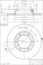 BREMBO 08310810 - DISCO DE FRENO