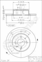 BREMBO 08312910 - DISCO DE FRENO