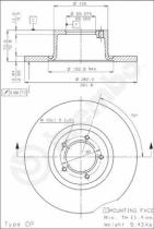 BREMBO 08329610 - DISCO DE FRENO