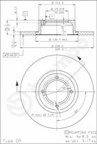 BREMBO 08331310 - DISCO FRENO