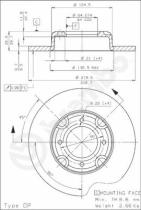 BREMBO 08343710 - DISCO FRENO