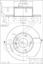 BREMBO 08371210 - DISCO FRENO