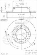 BREMBO 08385410 - DISCO FRENO