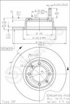 BREMBO 08389410 - DISCO FRENO