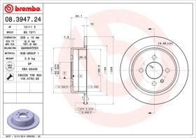 BREMBO 08394724 - DISCO DE FRENO