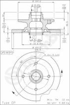 BREMBO 08395710 - DISCO DE FRENO