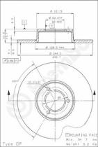 BREMBO 08396910 - DISCO DE FRENO