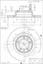 BREMBO 08407020 - DISCO FRENO