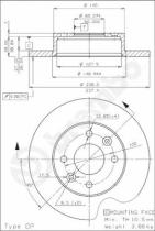 BREMBO 08428410 - DISCO DE FRENO