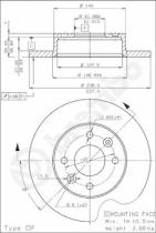 BREMBO 08428420 - DISCO DE FRENO