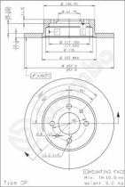 BREMBO 08436510 - DISCO DE FRENO