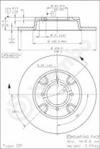 BREMBO 08441310 - DISCO FRENO