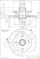 BREMBO 08446910 - DISCO FRENO