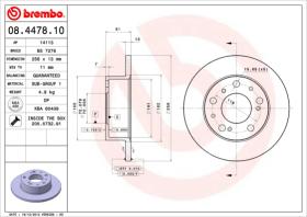 BREMBO 08447810 - DISCO DE FRENO