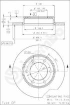 BREMBO 08450410 - DISCO DE FRENO