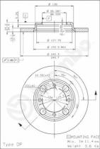 BREMBO 08478610 - DISCO DE FRENO