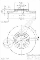 BREMBO 08488710 - DISCO DE FRENO