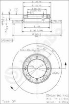 BREMBO 08497410 - DISCO DE FRENO