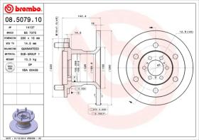 BREMBO 08507910 - DISCO DE FRENO