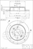 BREMBO 08521810 - DISCO FRENO