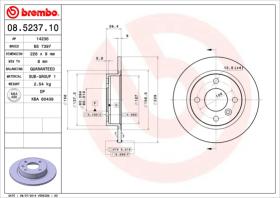 BREMBO 08523710 - DISCO DE FRENO