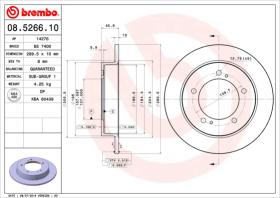 BREMBO 08526610 - DISCO DE FRENO