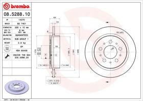 BREMBO 08528810 - DISCO DE FRENO