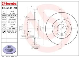 BREMBO 08544410 - DISCO DE FRENO