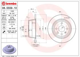 BREMBO 08555910 - DISCO DE FRENO