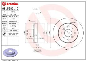 BREMBO 08558210 - DISCO FRENO