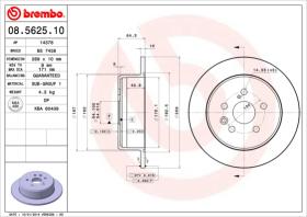 BREMBO 08562510 - DISCO DE FRENO