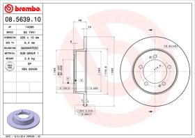 BREMBO 08563910 - DISCO DE FRENO