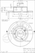 BREMBO 08564610 - DISCO DE FRENO